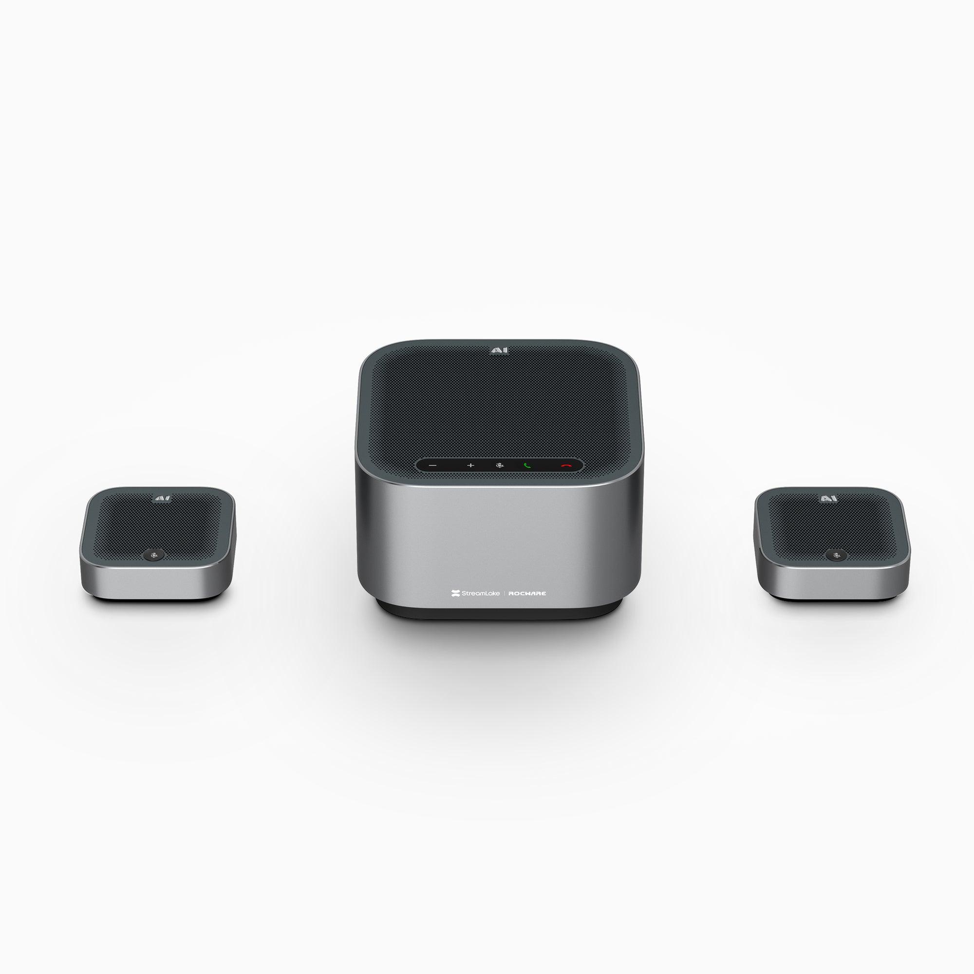 A10 USB-Konferenzlautsprecher mit Mikrofonen – ROCWARE 3A-Technologie für klare Anrufe