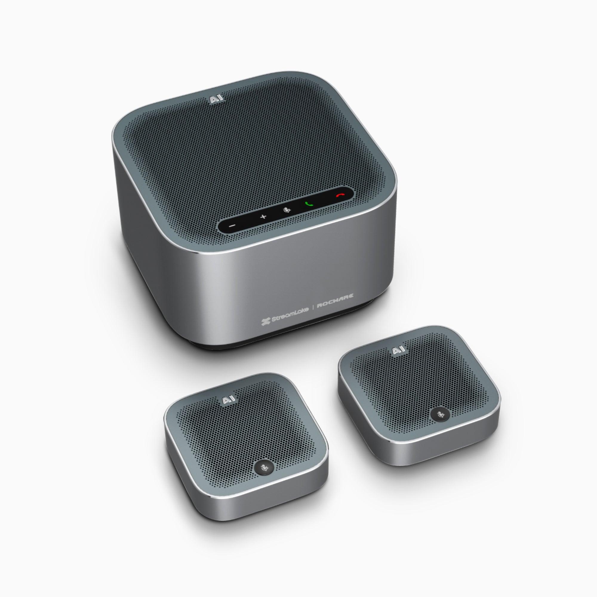 A10 USB-Konferenzlautsprecher mit Mikrofonen – ROCWARE 3A-Technologie für klare Anrufe