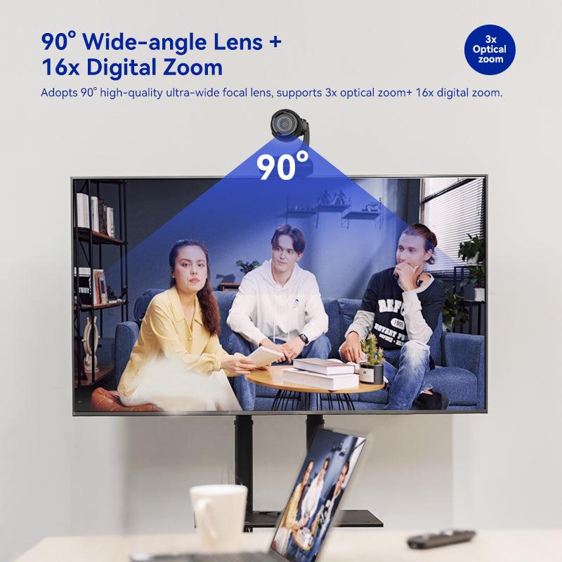 Caméra PTZ vidéo mini RC310 pour conférence en ligne avec zoom optique 3x