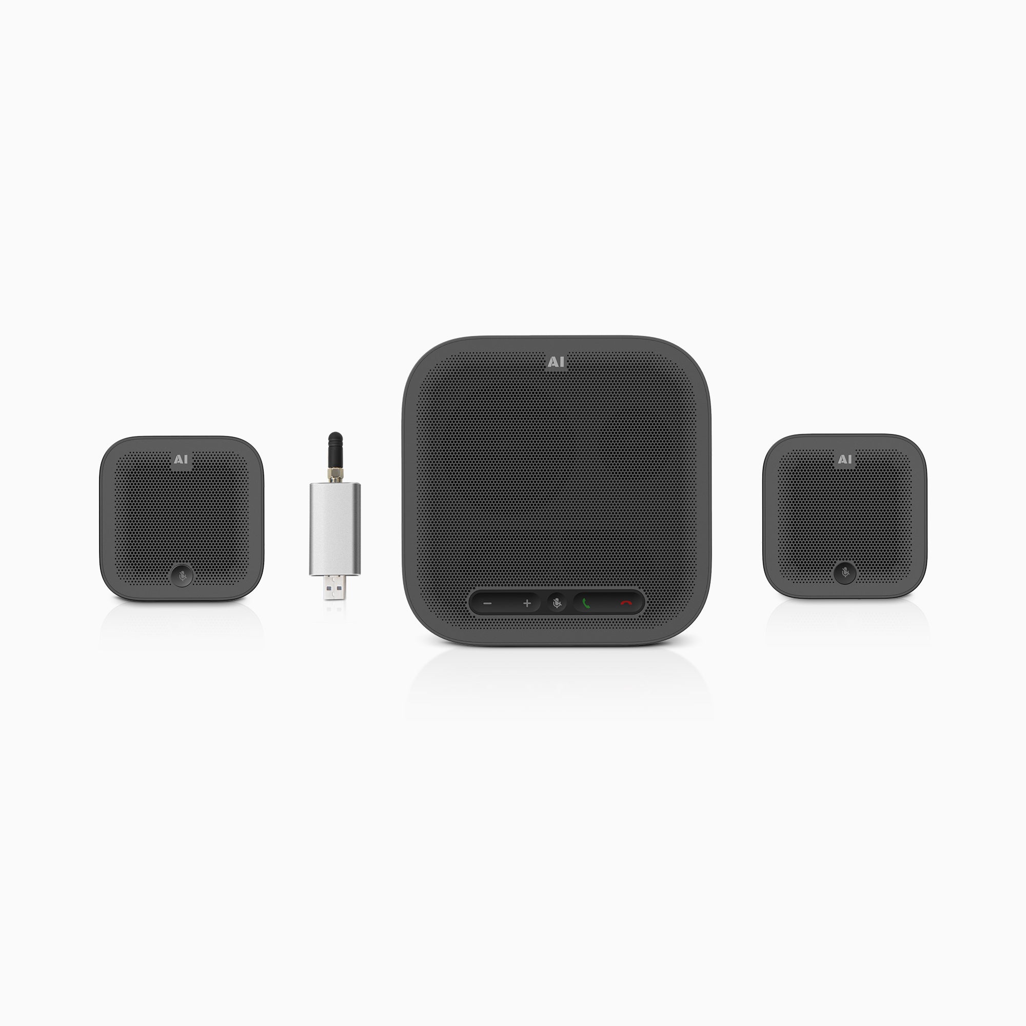 A10 USB-Konferenzlautsprecher mit Mikrofonen – ROCWARE 3A-Technologie für klare Anrufe